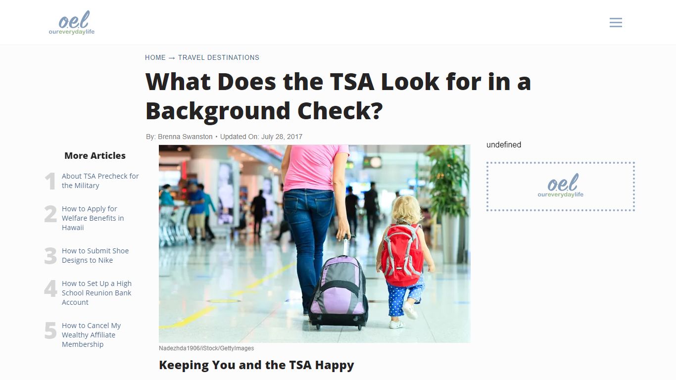 What Does the TSA Look for in a Background Check?